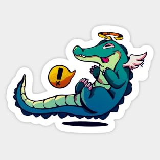 Trippy Alligator Sticker